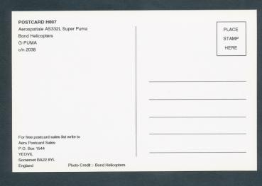 BOND HELICOPTERS AEROSPITALE AS332L Super Puma