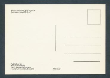 CYPRUS AIRWAYS, Airbus Industrie A310
