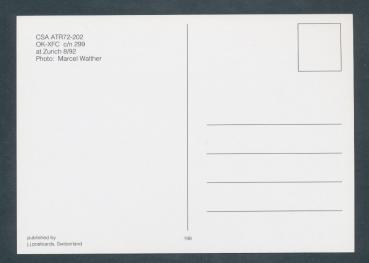 CSA CZECHOSLOVAK AIRLINES,  ATR 72-202