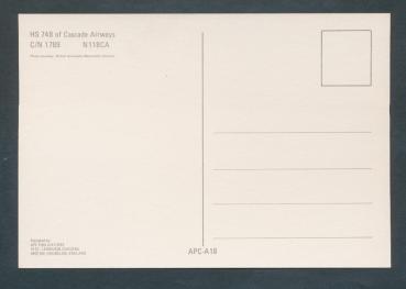 CASADE AIRWAYS, HS 748