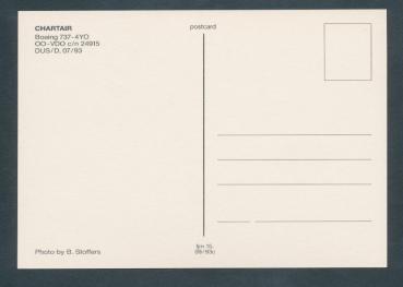 Preview: CHARTAIR, Boeing 737-4YO