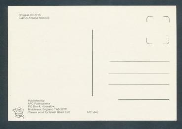 Preview: CYPRUS AIRWAYS,  Douglas DC-9-15