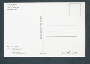 CHINA AIR LINES, Boeing 747-409