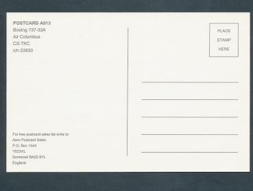 AIR COLUMBUS, Boeing 737-33A