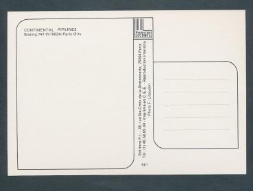 CONTINENTAL AIRLINES, Boeing 747