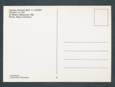 CYPRUS AIRWAYS, BAC 1-11-537 GF