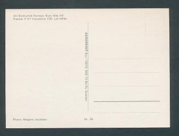 Preview: AIR-EXECUTIVE NORWAY, Fokker F 27