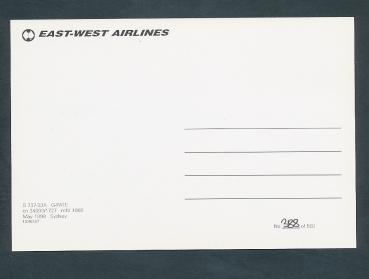Preview: EAST WEST AIRLINES, B 737-33A