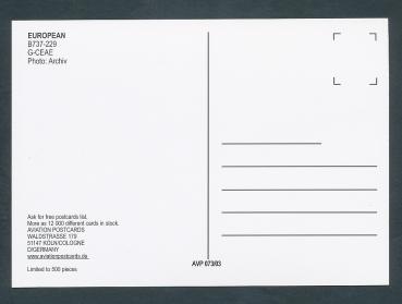 Preview: EAL EUROPEAN, B 737-229