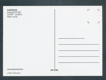 Preview: EAL EUROPEAN, Boeing B737-2E7