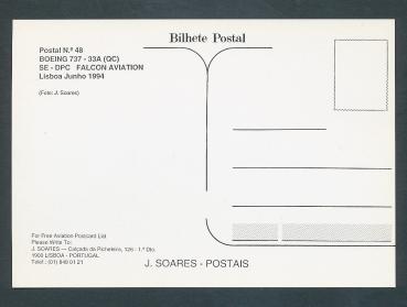 FALCON AVIATION, Boeing 737-33A, QC