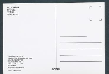 Preview: GLOBESPAN, B737-300