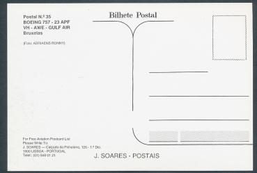 Preview: VH-AWE-GULF AIR, Boeing 757-23 APF