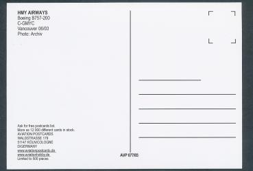Preview: HMY AIRWAYS, Boeing B757-200
