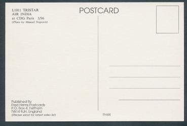 Preview: AIR INDIA, L1011 Tristar