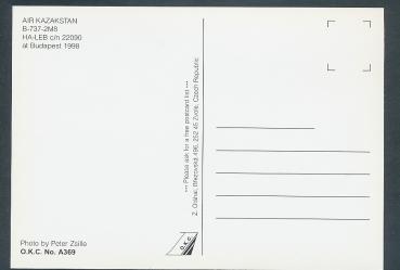 Preview: AIR KAZAKSTAN, B-737-2M8