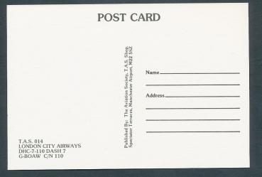 Preview: LONDON CITY AIRWAYS, DHC-7-110 Dash 7