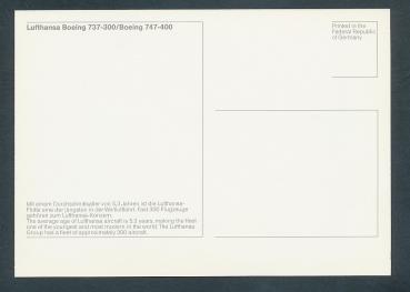 Preview: LUFTHANSA, Boeing 737-300/Boeing 747-400