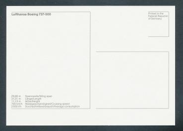 Preview: LUFTHANSA, Boeing 737-500