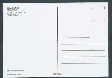 Preview: MK AIRLINES, B747-2R7/F