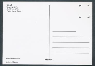 Preview: MY AIR, Airbus A320-214