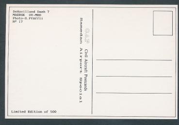 Preview: MAERSK, DeHavilland Dash 7