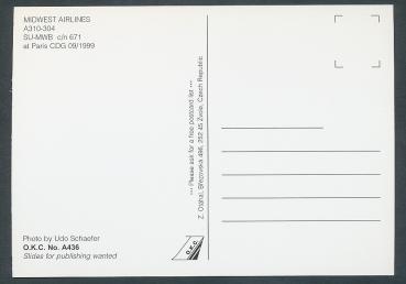 Preview: MIDWEST AIRLINES, A310-304