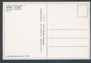 Preview: MAERSK, DeHavilland Dash 7