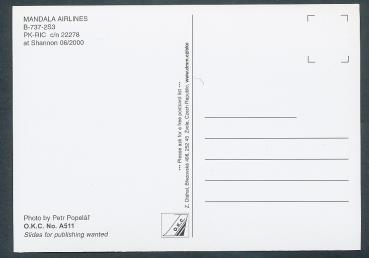 Preview: MANDALA AIRLINES, B-737-2S3