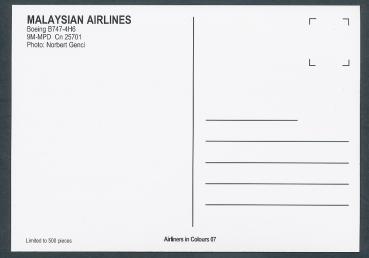 Preview: MALAYSIA AIRLINES, Boeing B747-4H6