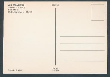 Preview: AIR MALDIVES, Airbus A 300 B4