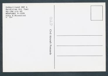 Preview: MALDIVIAN AIR TAXI, DeHavilland DHC 6