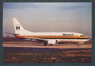 MONARCH AIRLINES, Bradford Airport, Boeing 737-3YO