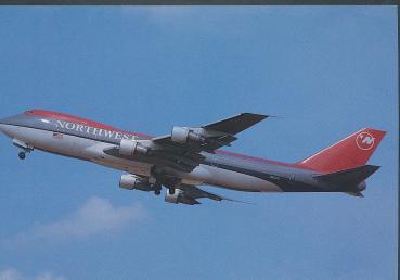 NORTHWEST AIRLINES, Boeing 747-100