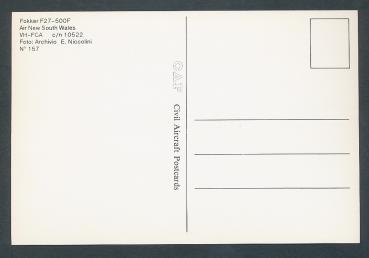 AIR NEW SOUTH WALES, Fokker F27-500F