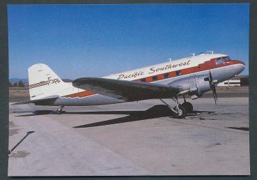 PACIFIC SOUTHWEST AIRLINES,  DC-3