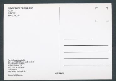 Preview: CONQUEST, SKYSERVICE, A320