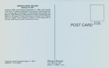 Preview: America West Airlines Boeing 737- 2S7