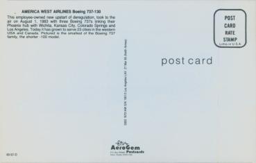 Preview: America West Airlines Boeing 737- 130