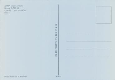 Preview: ARKIA ISRAELI AIRLINES, Boing B-727-95