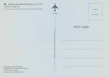 Preview: AMERICAN Airlines, Boeing 747-123