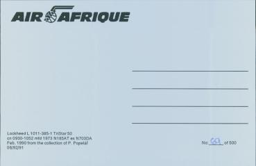Preview: AIR AFRIQUE, Lockheed L 1011-385-1 TriStar 50