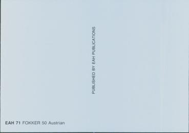 Preview: AUSTRIAN AIRLINES, Fokker 50