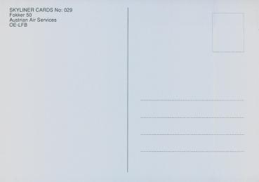 Preview: AUSTRIAN AIR Services,Fokker 50