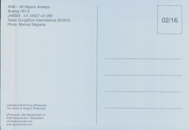 Preview: ANA ALL NIPPON AIRWAYS, Boing 787-9