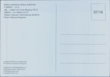 Preview: Airbus Industrie A-350-941 / JAL - Japan Air Lines Boeing 787 -8
