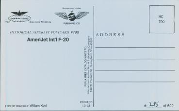 Preview: AmeriJet Int`l F-20