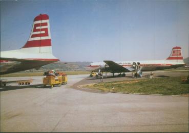 ALBENGA Airport, Two Sterling DC-6B