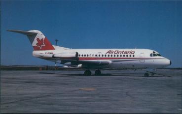 AIR CANADA CONNECTOR/AIR ONTARIO, Fokker F28-1000