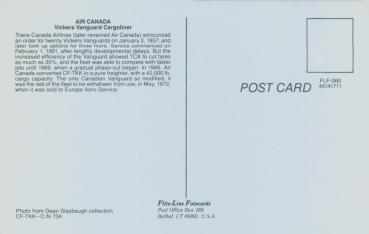 Preview: AIR CANADA Vickers Vanguard Cargoliner